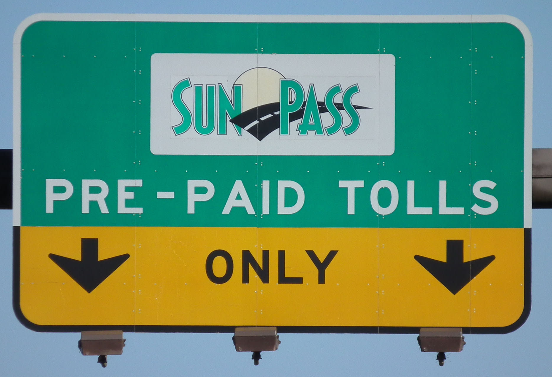 rental car transponders rental car transponders: SunPass sign